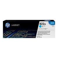 hp 822a cyan toner cartridge 25 000 pages c8551a