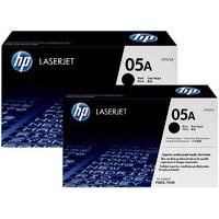 HP 05A Black Toner Cartridge - Dual Pack - CE505D