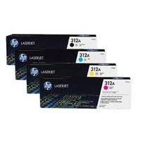 hp 312a 3 pack colour toner cartridges cf440am