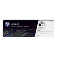 HP 312X 2-pack High Yield Black Original LaserJet Toner Cartridges