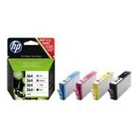 HP 364 - 4-pack - black, yellow, cyan, magenta - original - ink