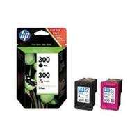 HP 300 2-pack Black/Tri-colour Original Ink Cartridges