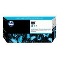 HP 80 Cyan Printhead and Printhead Cleaner