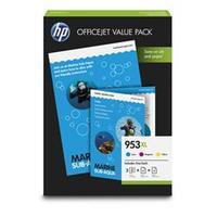 HP 953XL CMY Ink Cartridge OVP Pack