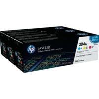 HP 304A Colour (CF372AM) x3 Pack