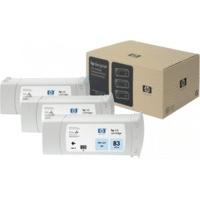 HP No. 83 (C5076A) Light-Cyan 3Pack