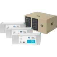 HP No. 81 (C5067A) Cyan 3Pack