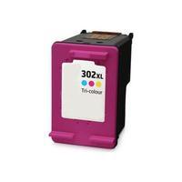 hp 302xl tri colour remanufactured high capacity ink cartridge f6u67ae