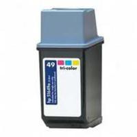 HP 49 Tri-Colour Remanufactured Ink Cartridge