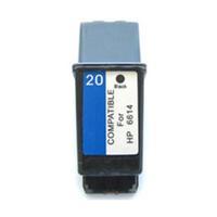 hp 20 black remanufactured printer ink cartridge