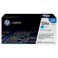 hp colour laserjet 124a cyan original toner cartridge with smart print ...