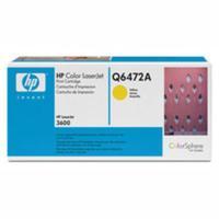 HP Colour LaserJet 502A Yellow Original Toner Cartridge with HP ColourSphere Toner (Q6472A)