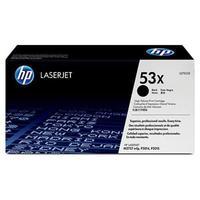 hp laserjet 53x black original toner cartridge with smart printing tec ...