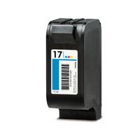 hp 17 tri colour remanufactured printer ink cartridge