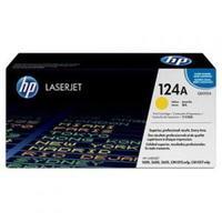 HP Colour LaserJet 124A Yellow Original Toner Cartridge with Smart Printing Technology (Q6002A)