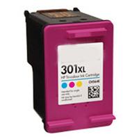 hp 301xl tri colour remanufactured high capacity ink cartridge