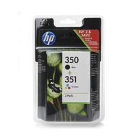 HP Ink cartridge 2 Pack 350+351 Black/Tri-Colour