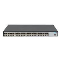hpe 1620 48g switch 48 ports managed rack mountable
