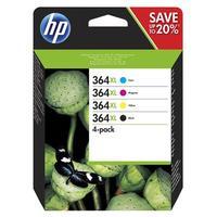 hp 364xl black and colour ink cartridge multipack n9j74ae