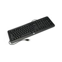 hp qy776aaacb usb keyboard black