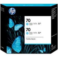 HP Original No.70 Light Cyan Ink Cart 2Pk