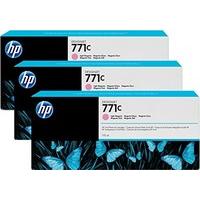 HP Inc. Ink Light magenta, 17ml No. 771C, 3-pack, B6Y35A (No. 771C, 3-pack Standard capacity)