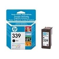 HP 339 Black Original Standard Capacity Inkjet Print Cartridge with Vivera Ink