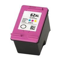 hp 62xl remanufactured high capacity colour ink cartridge c2p07ae