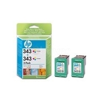 hp 343 colour twin pack ink cartridge cb332ee