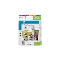 HP 363 Series Photo Value Pack Ink Cartridge and Paper Kit - Q7966EE