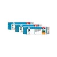 HP 91 775ml Cyan Ink Cartridge - 3 Pack