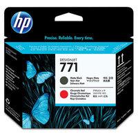 HP 771 Matte Black & Chromatic Red Print Head - CE017A