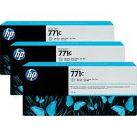 HP 771C 775-ml Light Gray Ink Cart 3Pk