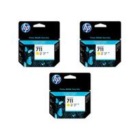 *HP 711 3pack Yellow Ink Cartridges - CZ136A