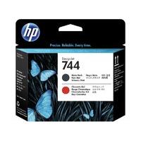 hp ink744 matte blackred printhead