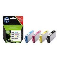 HP 364 CMYK Combo 4-Pack Ink Cartridges - N9J73AE