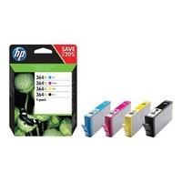 HP 364XL CMYK Combo 4-Pack Ink Cartridges - N9J74AE