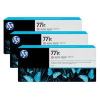 HP 771C Light Magenta Ink Cartridge- 3 Pack