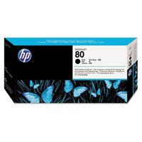 hp 80 black printhead with cleaner c4820a