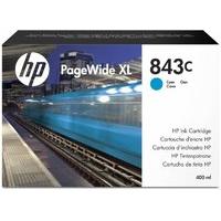 HP 843C 400-ml Cyan PageWide XL Ink Cartridge