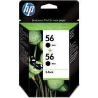 HP Original 56 2-Pack Black Ink Cartridges: HP