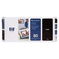HP 80 - Printhead with cleaner - 1 x black