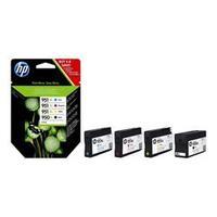 hp 950xl black951xl cyan magenta yellow 4 pack original ink cartridges