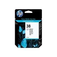 HP 38 Light Gray Pigment Original Ink Cartridge