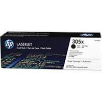 HP 305X 2-pack High Yield Black Original LaserJet Toner Cartridges