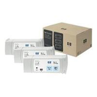 HP 81 3-pack 680-ml Light Cyan Dye Cartridges