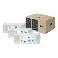 HP 83 3-pack 680-ml Light Cyan UV Cartridges