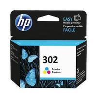 hp 302 tri colour original standard capacity ink cartridge f6u65ae