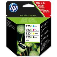 HP 920XL Original 4 Colours High Capacity Multipack