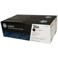 hp 36a black original toner cartridge twin pack